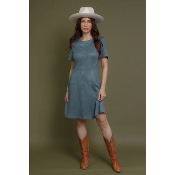 Fate Carmella Faux Suede Dress - Picture 9 of 9